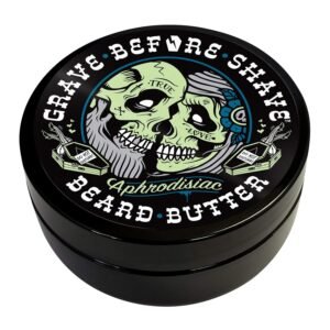 Grave Before Shave Leather/Cedar-wood scent Beard Conditioning Butter 4 oz. : Beauty & Personal Care