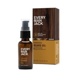 Every Man Jack Beard Oil - Sandalwood (1 fl oz)