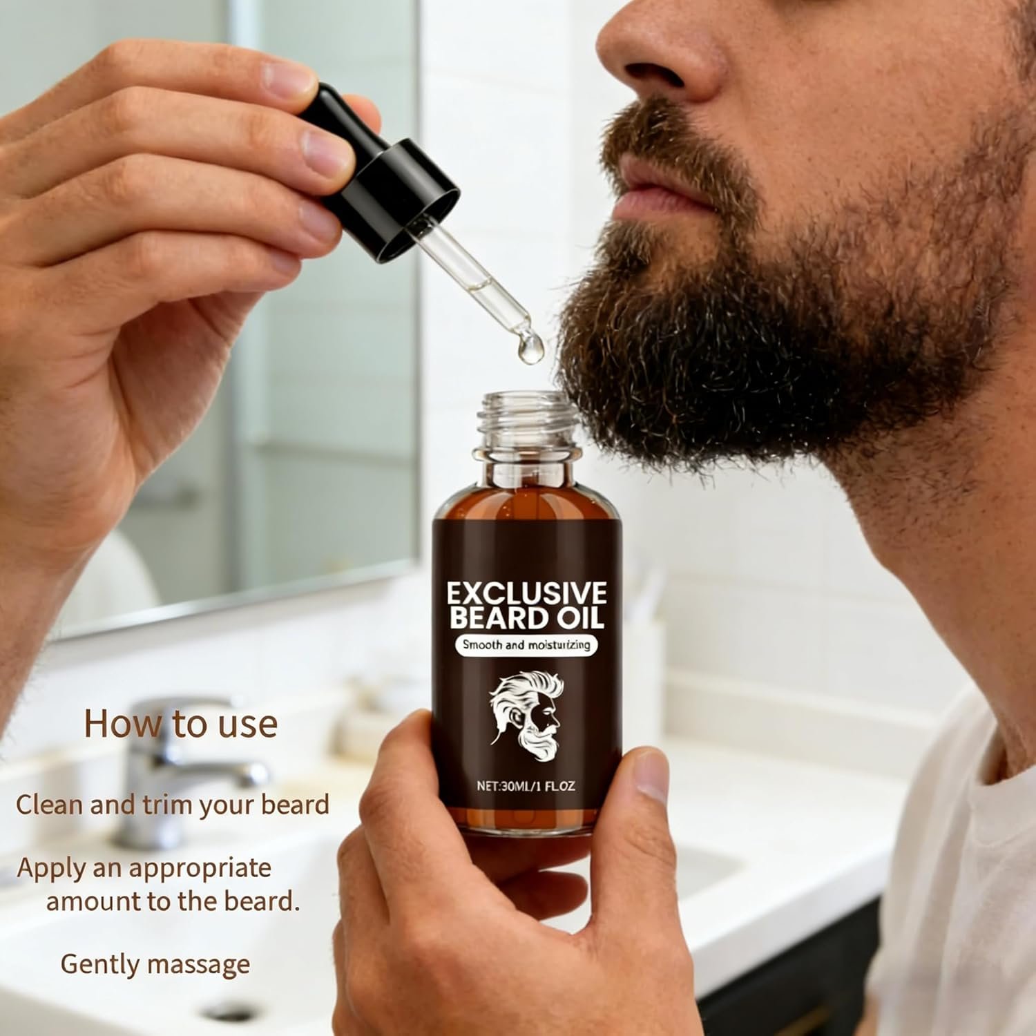 Beard Oil - Almond & Licorice Leaf (30ml)