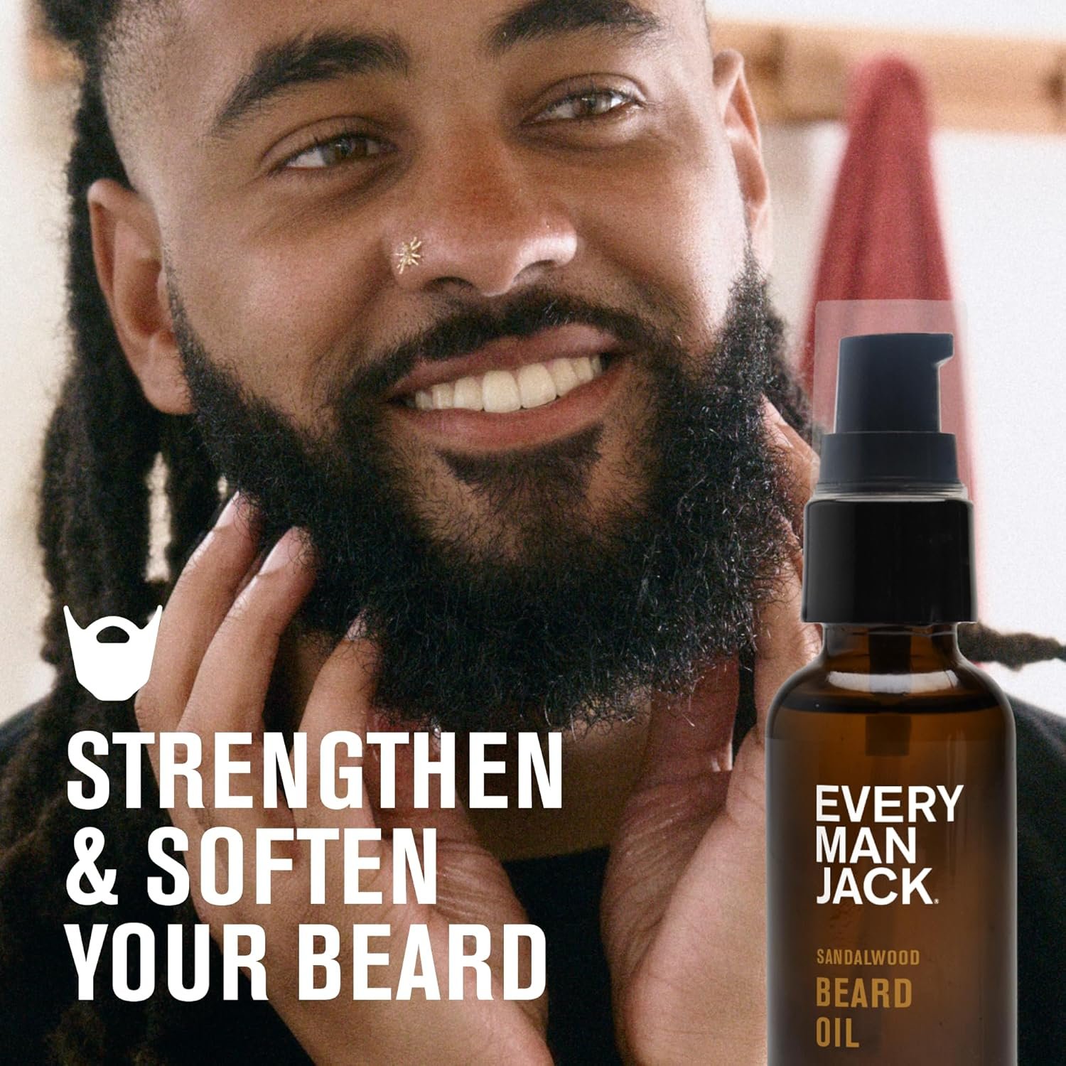 Every Man Jack Beard Oil - Sandalwood (1 fl oz)