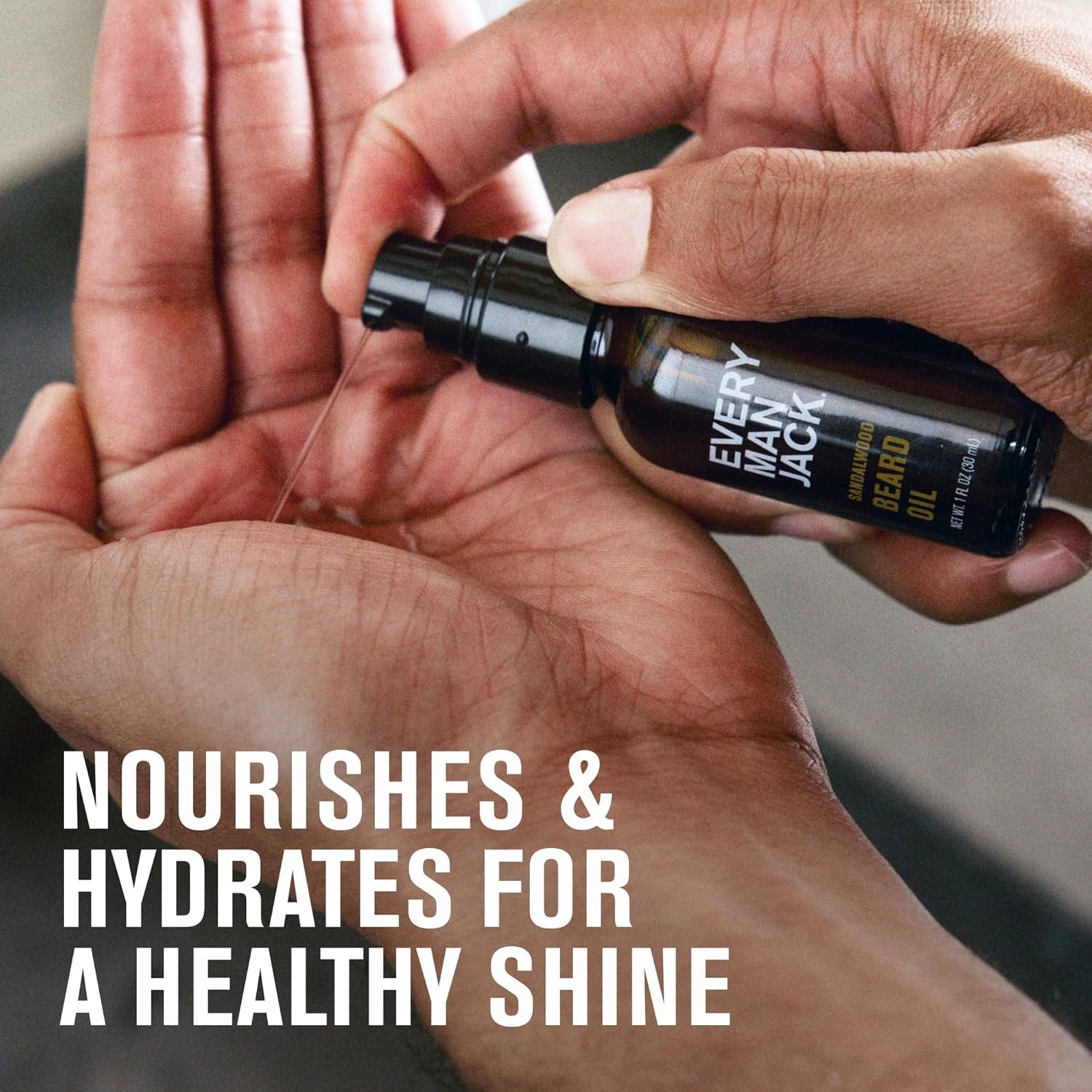 Every Man Jack Beard Oil - Sandalwood (1 fl oz)