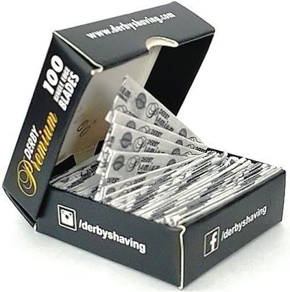 Derby Premium Razor Blades - Single Edge (100 pcs)