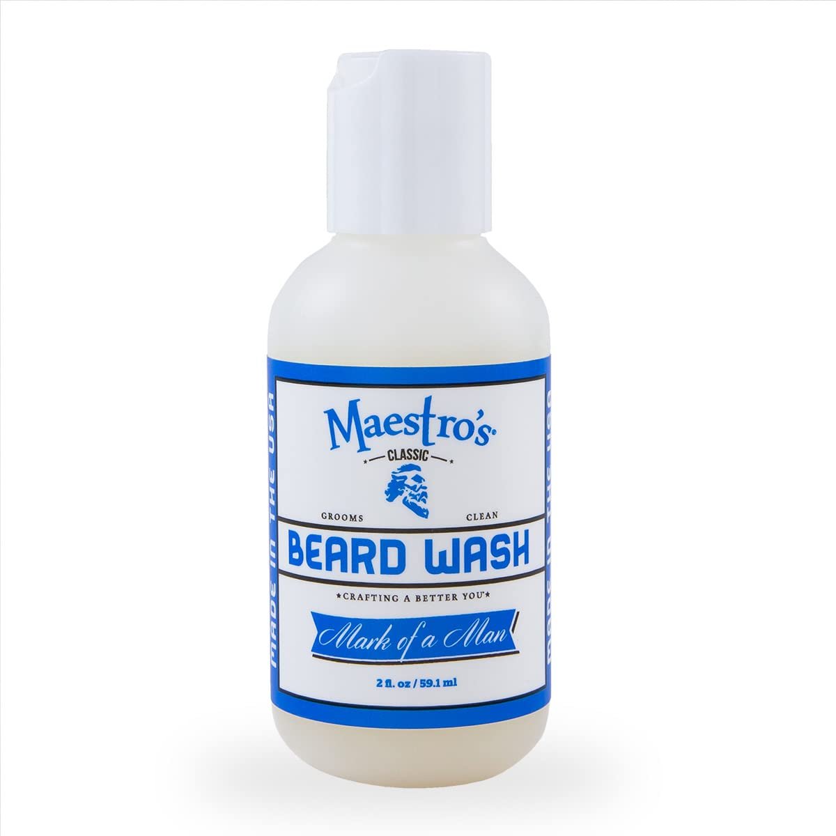 Maestro's Classic Beard Wash - Mark of a Man Blend (2 oz)